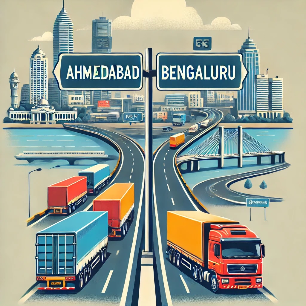 Ahmedabad to Bengaluru transport service