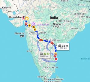 Ahmedabad to Chennai Freight market