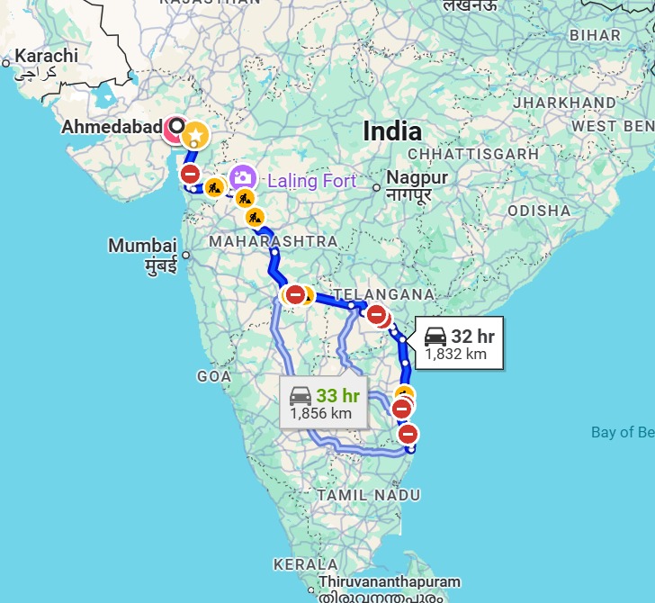 Ahmedabad to Chennai Freight market