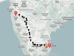 Mumbai/Pune to chennai Transport service