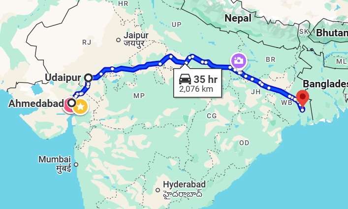Ahmedabad to Kolkata Service