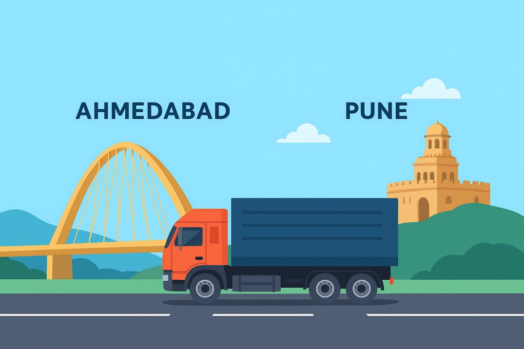 Blog Image- Ahmedabad to Pune Transport service