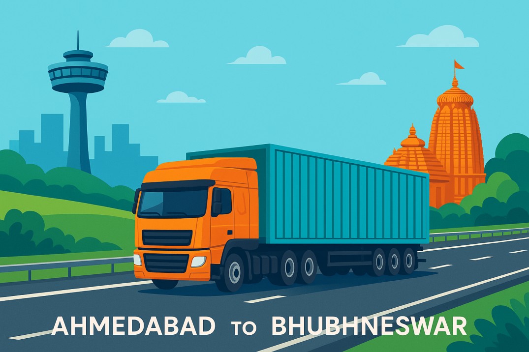 Ahmedabad to Bhubhneshwar Tranport service Blog image