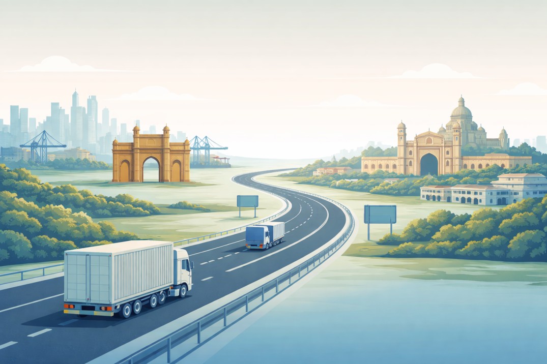 Blog Image : Mumbai to Lucknow transport service