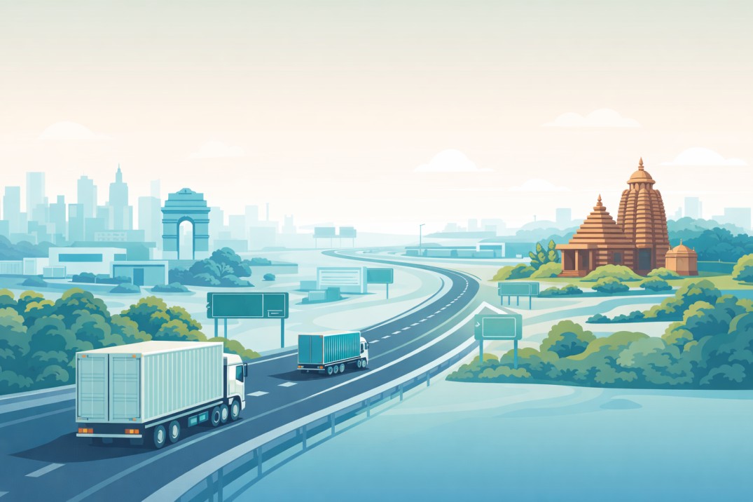 Blog Image- New delhi to bhubaneshwar transport service